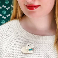 Marc The Maltese Mini Brooch^Erstwilder Online