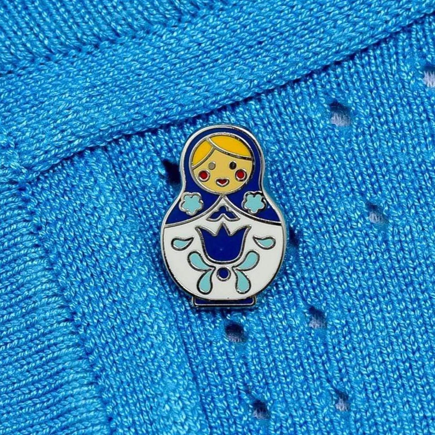 Matryoshka Memories Large Enamel Pin^Erstwilder New
