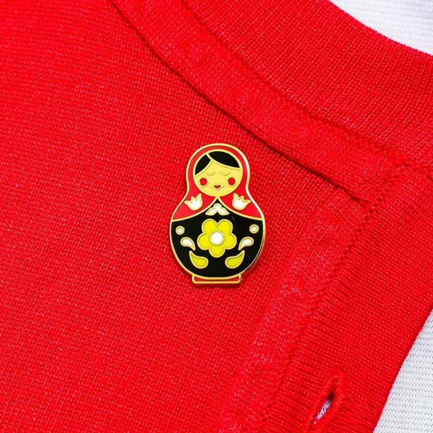 Matryoshka Memories Medium Enamel Pin^Erstwilder Outlet