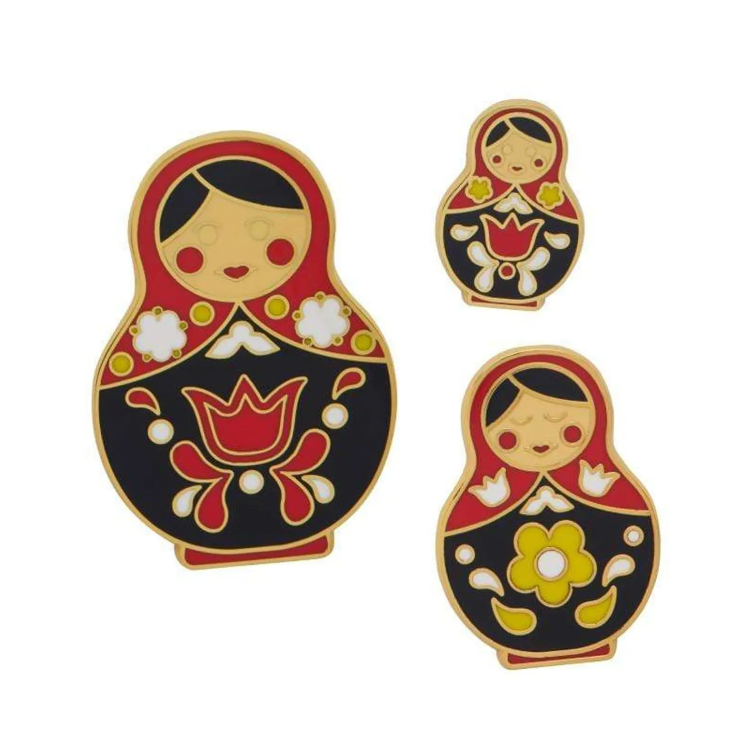 Matryoshka Memories Small Enamel Pin^Erstwilder New