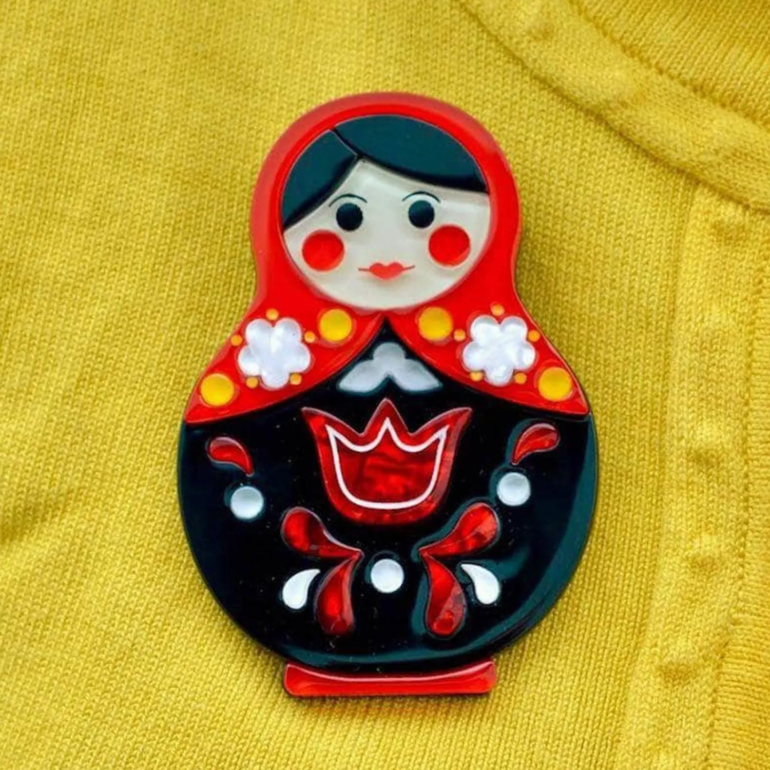 Matryoshka Memories Toy Brooch^Erstwilder New