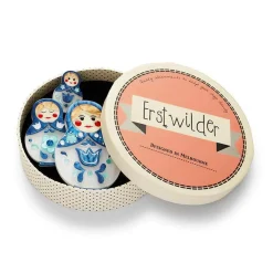 Matryoshka Memories Toy Brooch Set^Erstwilder Best