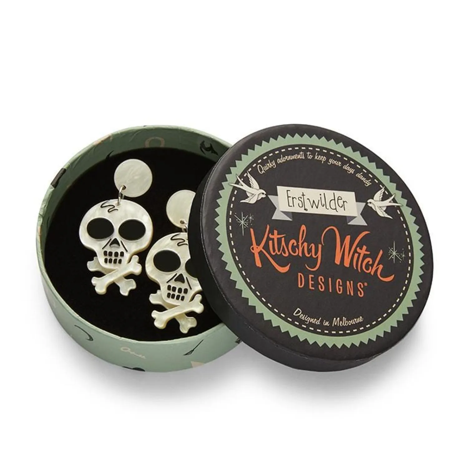 Memento Mori Earrings^Erstwilder Clearance
