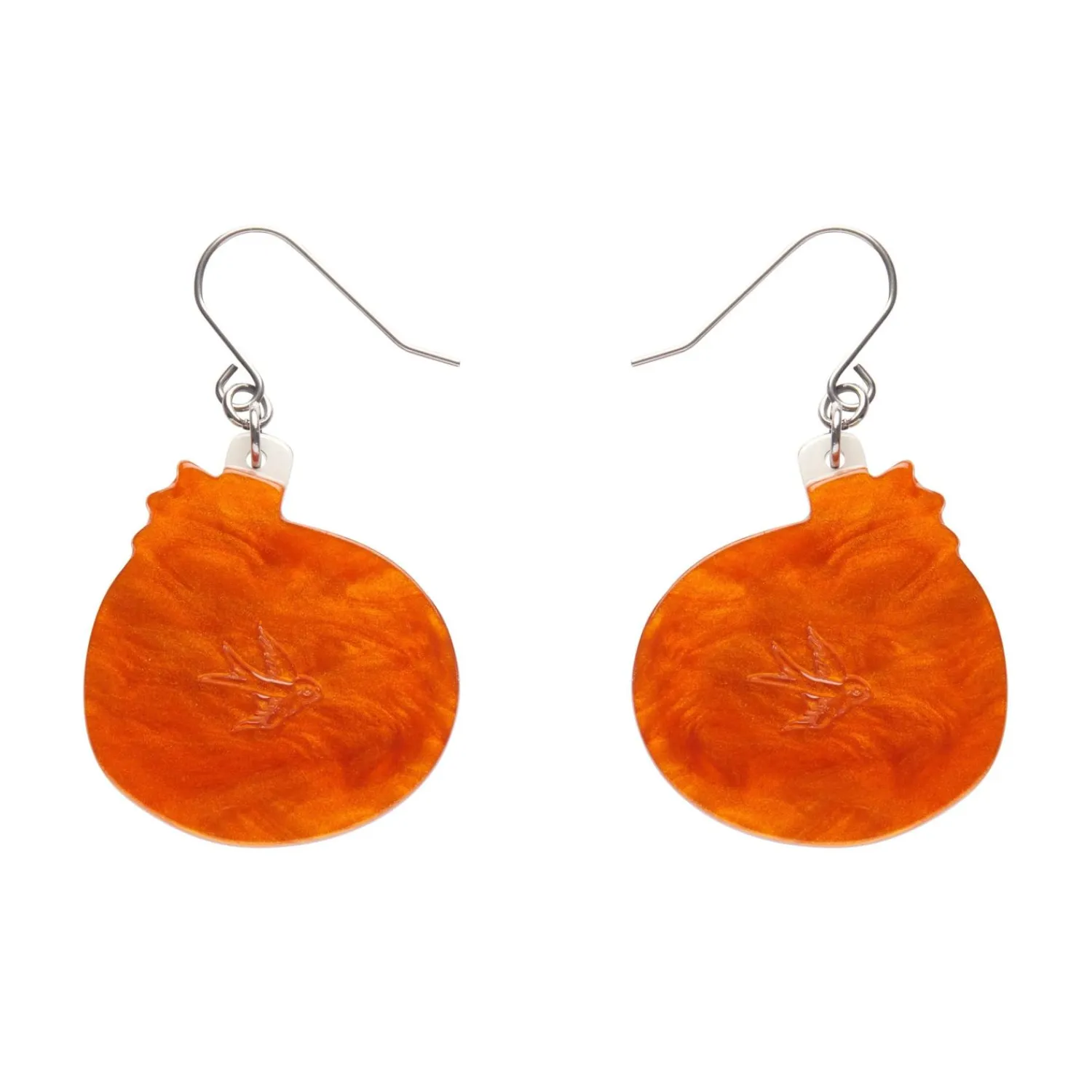 Midnight Magic Pumpkin Drop Earrings^Erstwilder