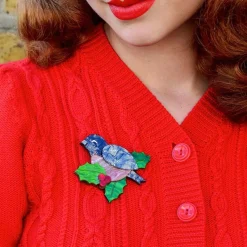 Miss Mistletoe Brooch^Erstwilder Outlet