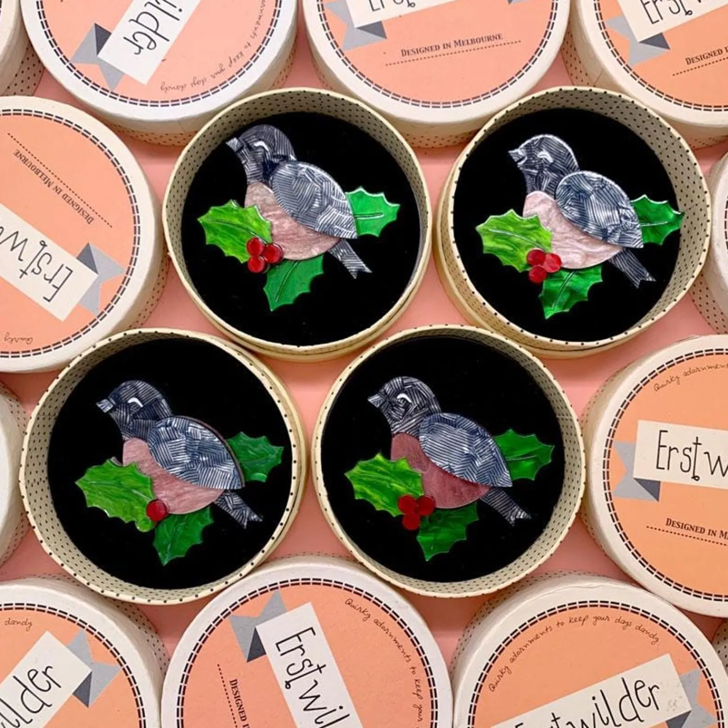 Miss Mistletoe Brooch^Erstwilder Outlet