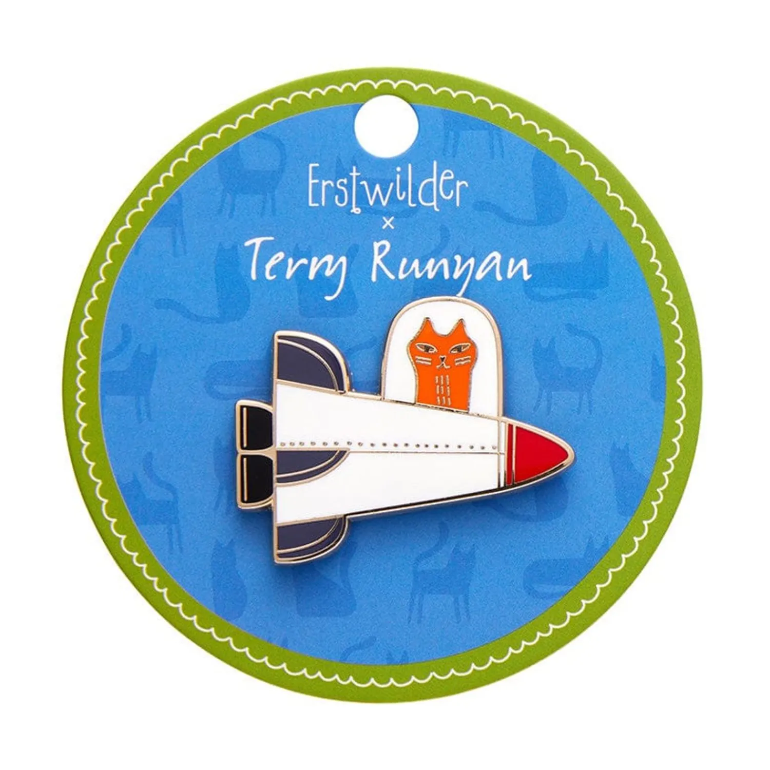Moon Ride Enamel Pin^Erstwilder Hot