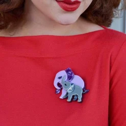 Mother Ella Elephants Brooch^Erstwilder Sale