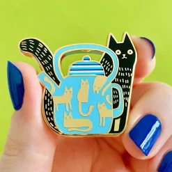 Mouse Tea Enamel Pin^Erstwilder Hot