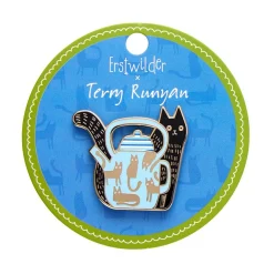 Mouse Tea Enamel Pin^Erstwilder Hot