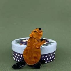 Mr. Beaver'S Bark Brooch^Erstwilder Outlet