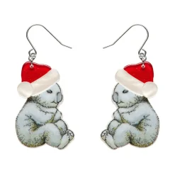 Mr. & Mrs. Bear Drop Earrings^Erstwilder Sale
