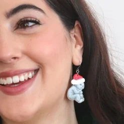 Mr. & Mrs. Bear Drop Earrings^Erstwilder Sale