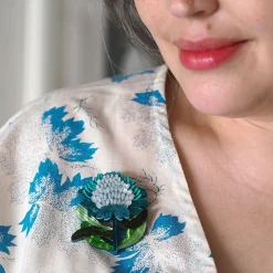 Mythical Blue Waratah Brooch^Erstwilder Clearance