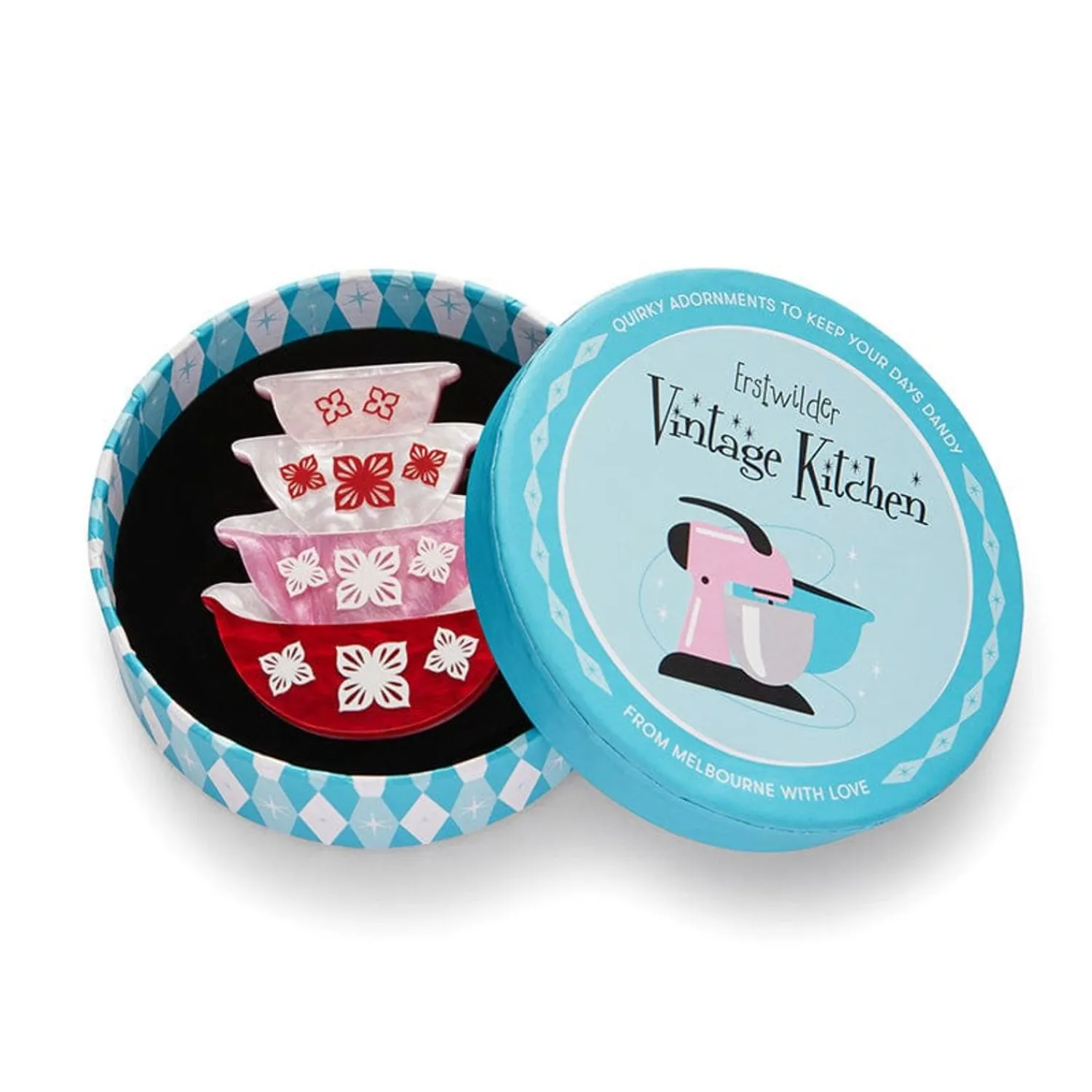 Nanna'S Prized Flower Bowls Brooch^Erstwilder New