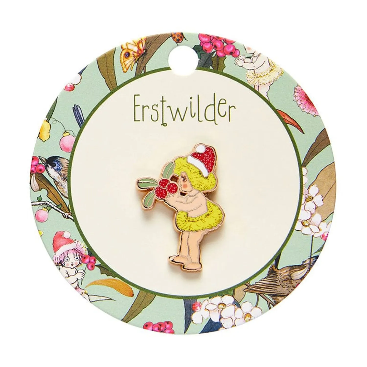 Native Berries Christmas Enamel Pin^Erstwilder Hot