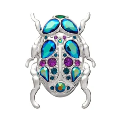 Nature'S Noel Stone Set Crystal Brooch^Erstwilder Clearance