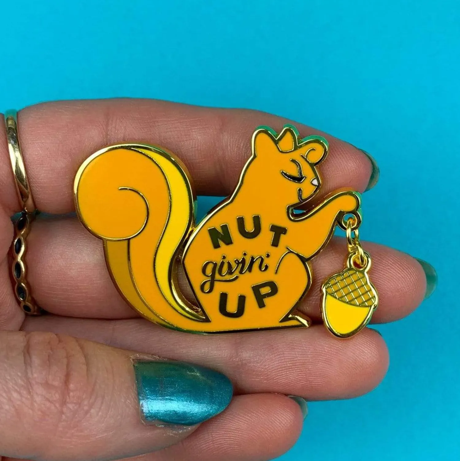 Nut Givin' Up Enamel Pin^Erstwilder Discount
