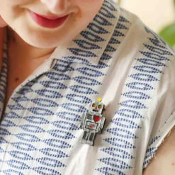 Nuts And Bolts Mini Brooch^Erstwilder New