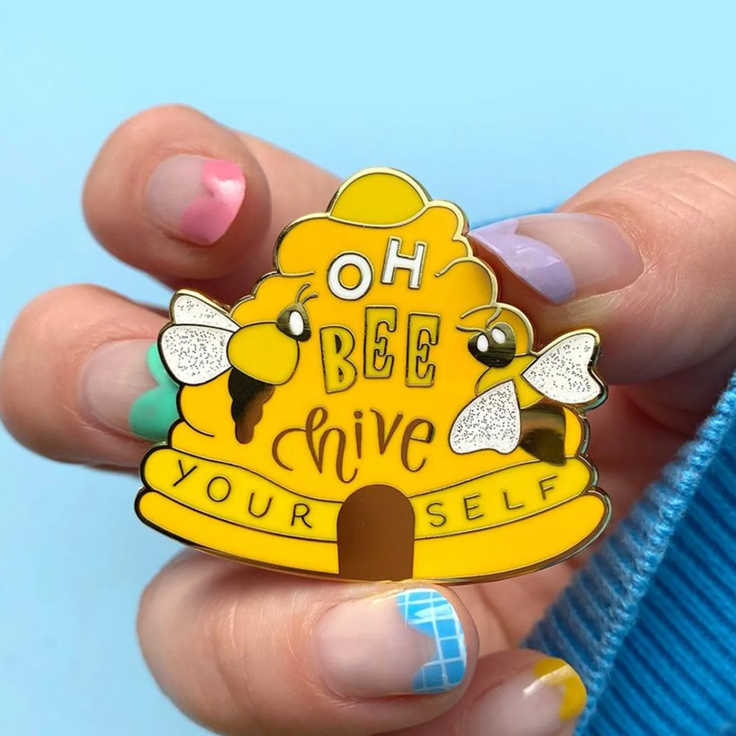 Oh Bee Hive Enamel Pin^Erstwilder