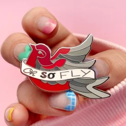 Oh So Fly Enamel Pin^Erstwilder Sale
