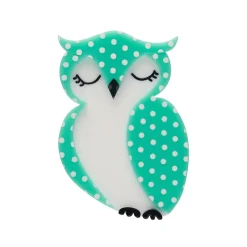 Olive Owl Brooch^Erstwilder Best