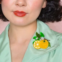 Orange Crush Brooch^Erstwilder Best