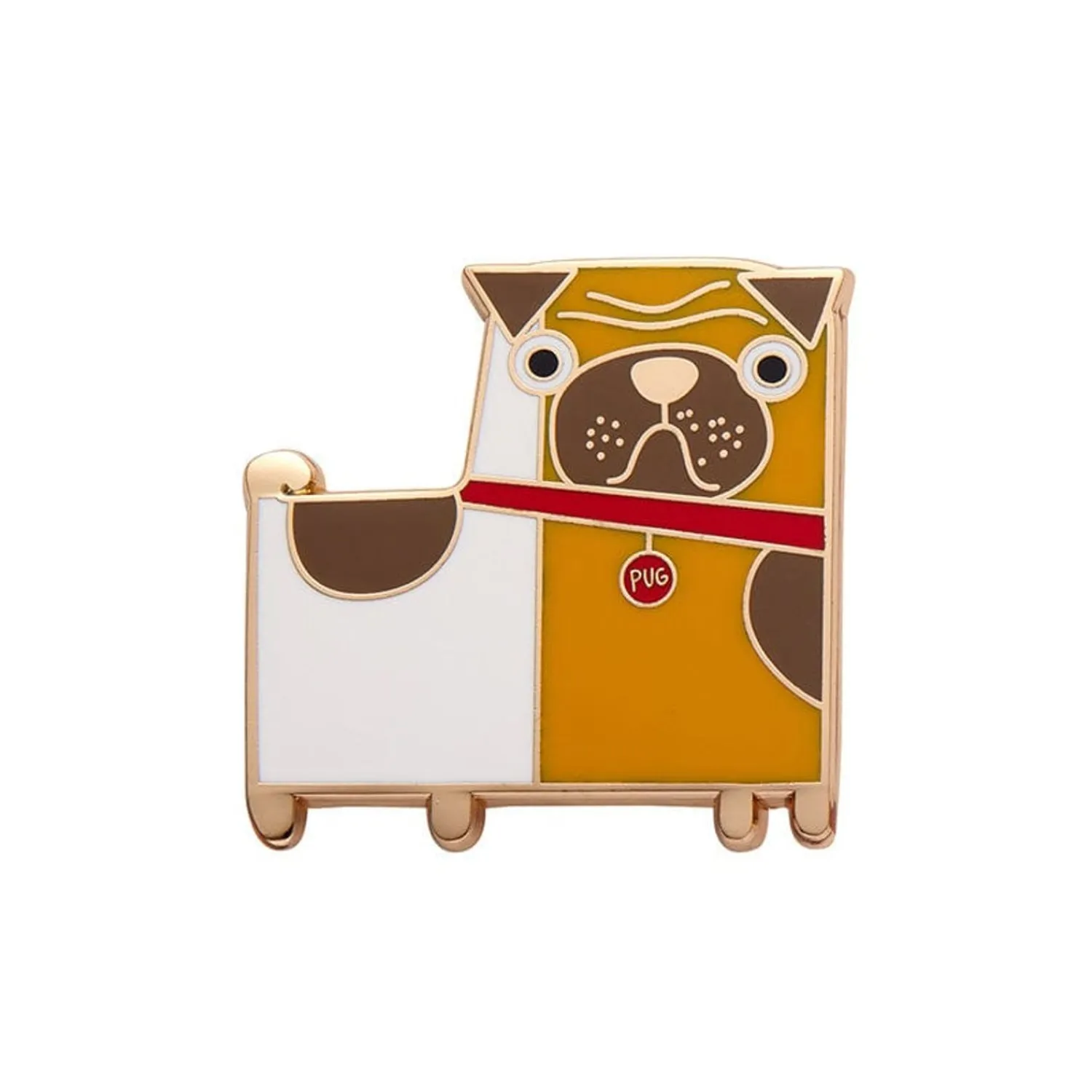 Order Of The Pug Enamel Pin^Erstwilder