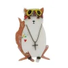Paradise City Cat Brooch^Erstwilder