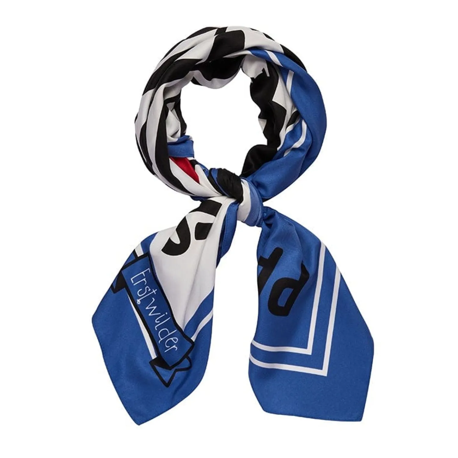 Paris Skyline Square Scarf - Blue^Erstwilder Online