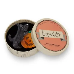 Patch The Pumpkin Pup Brooch^Erstwilder Best