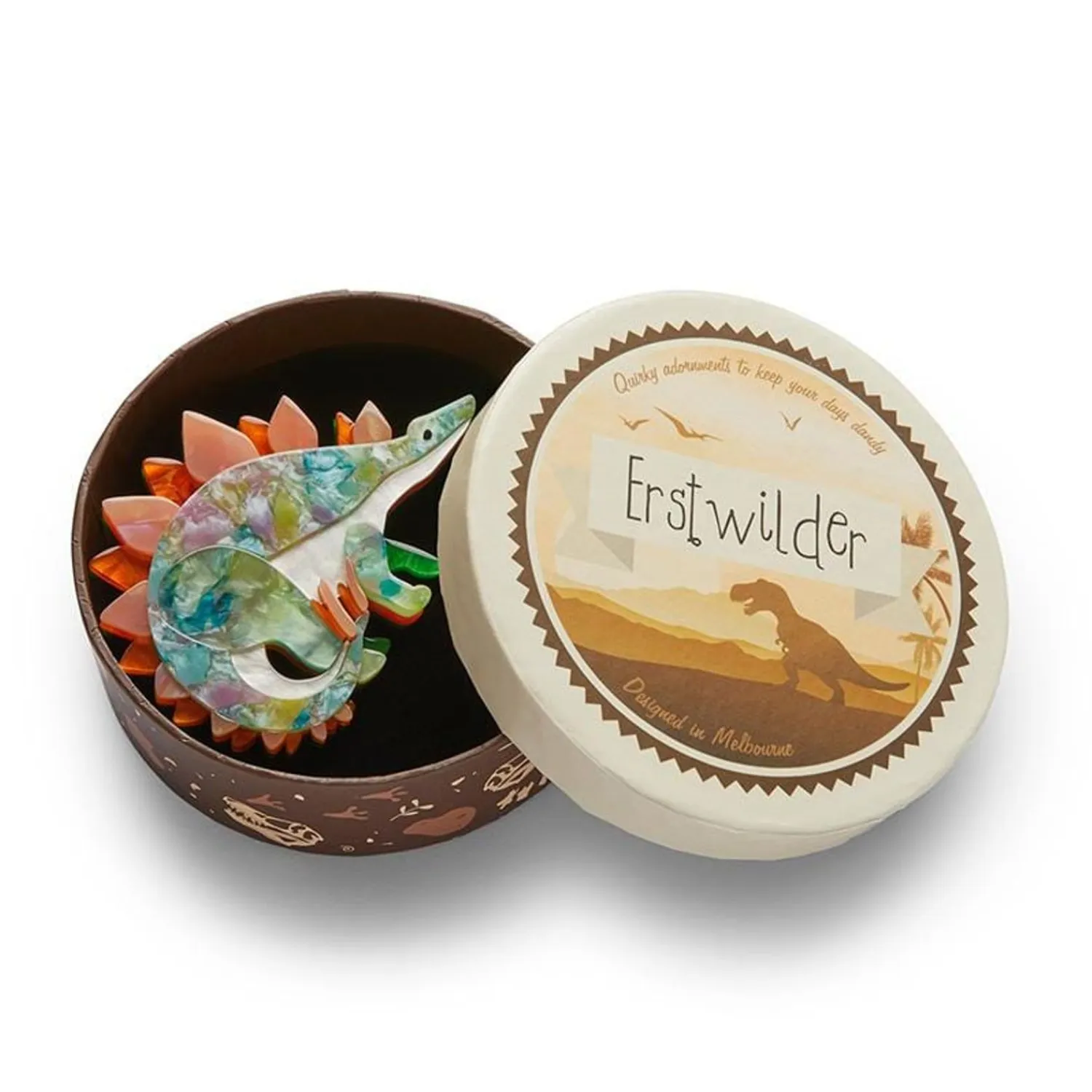 Patty Plate Brooch^Erstwilder Best