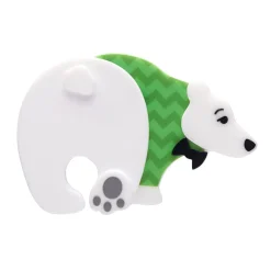 Paulo The Polar Bear Brooch^Erstwilder Hot