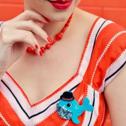 Pedro The Piranha Brooch^Erstwilder Online