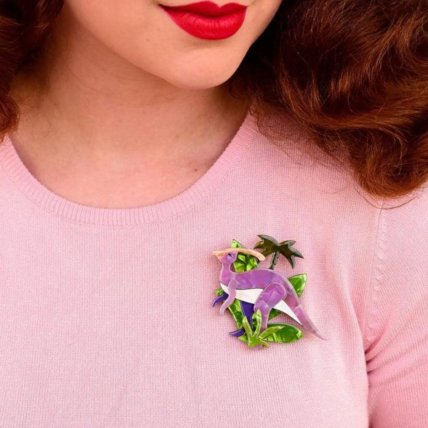 Peter Plant Eater Brooch^Erstwilder New