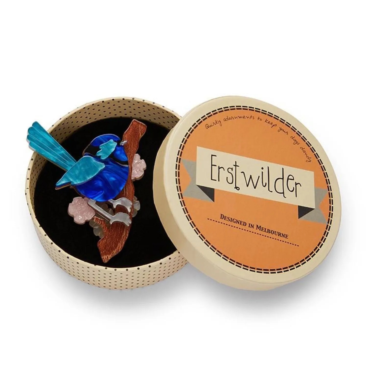 Phoebe The Fairy Wren Brooch^Erstwilder Hot