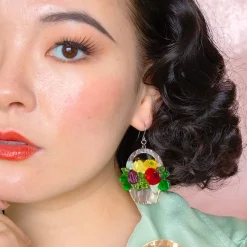 Picnic Party Starter Drop Earrings^Erstwilder