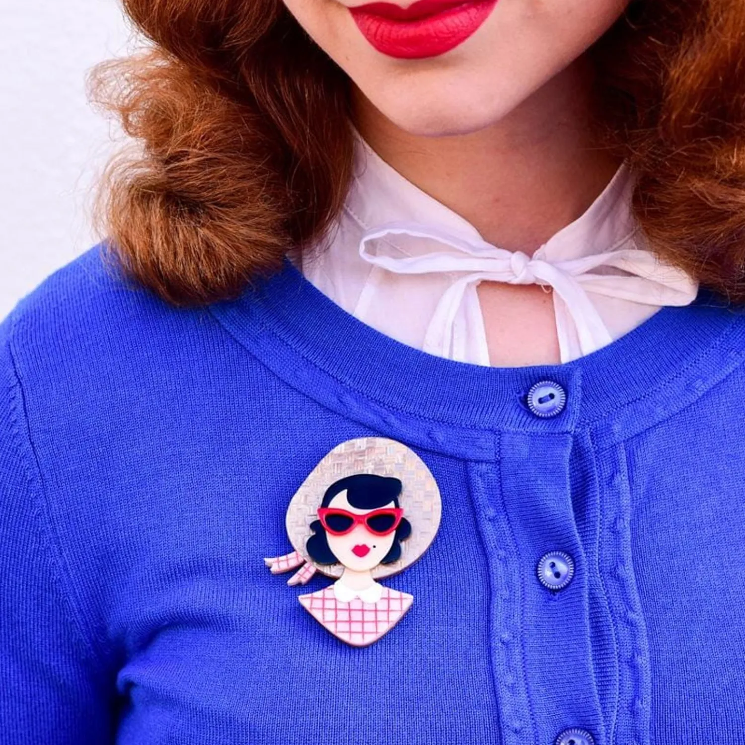 Picnic Portrait Brooch^Erstwilder