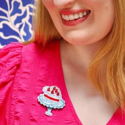 Piece Of Cake Brooch^Erstwilder New