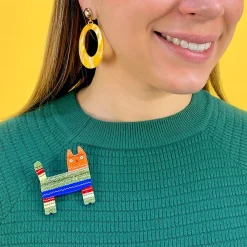 Pinata Cat Brooch^Erstwilder Best