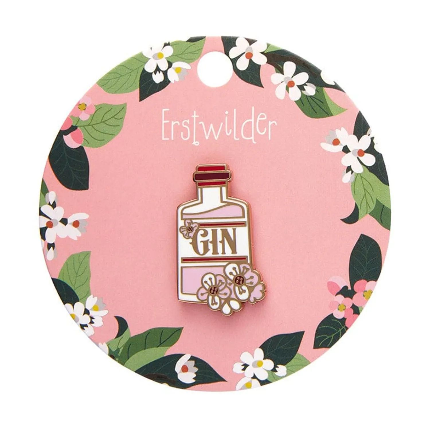 Pink Gin Party Enamel Pin^Erstwilder Clearance