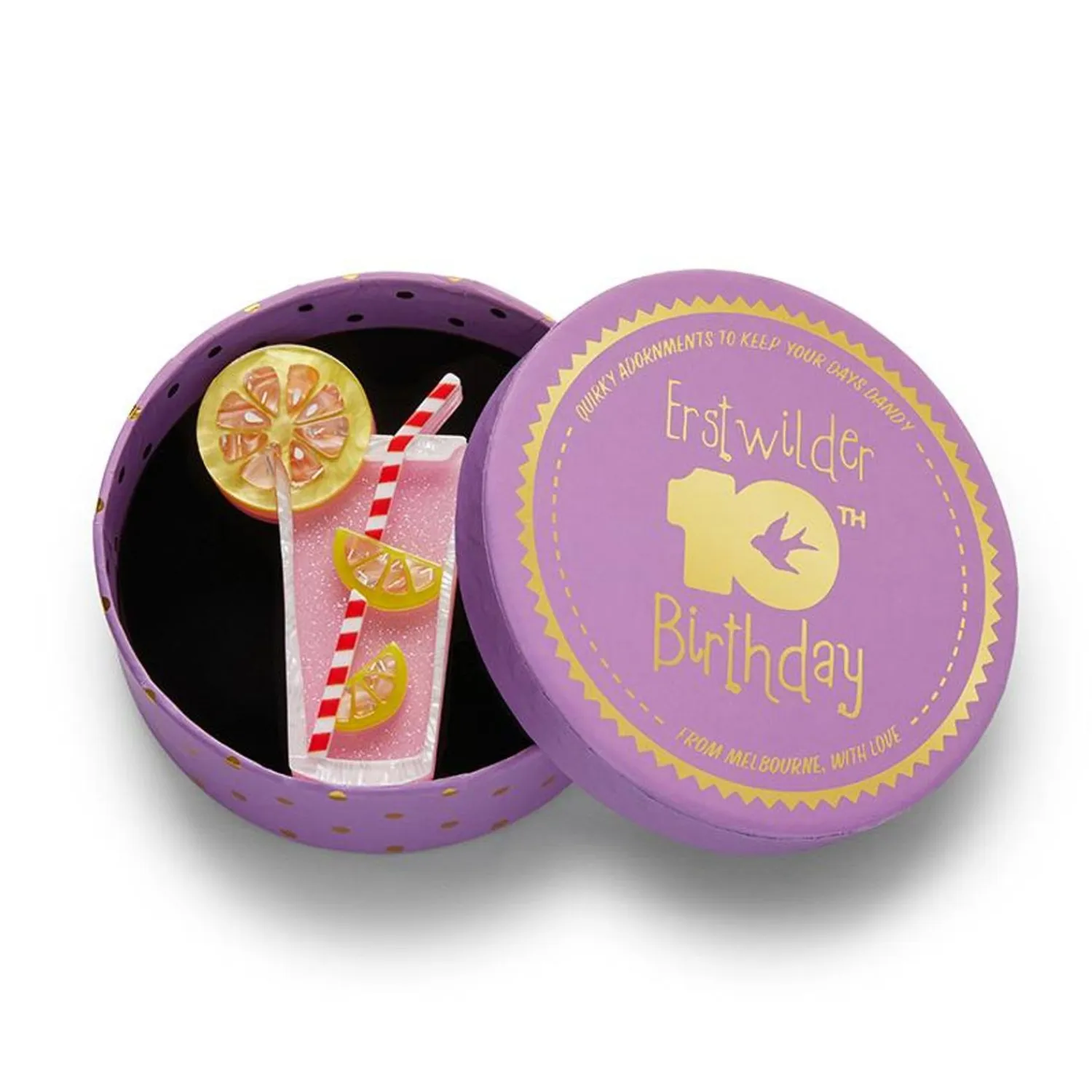Pink Lemonade Brooch^Erstwilder Online