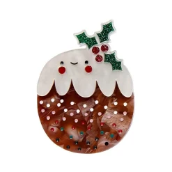 Plum Puddie Brooch^Erstwilder New