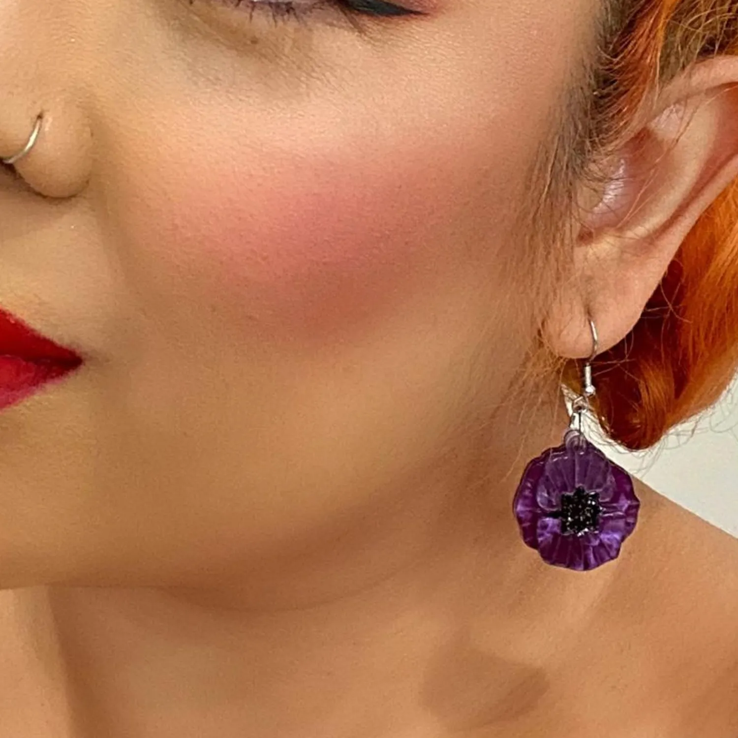 Poppy Field Drop Earrings^Erstwilder Discount