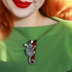 Possum At Play Brooch^Erstwilder New