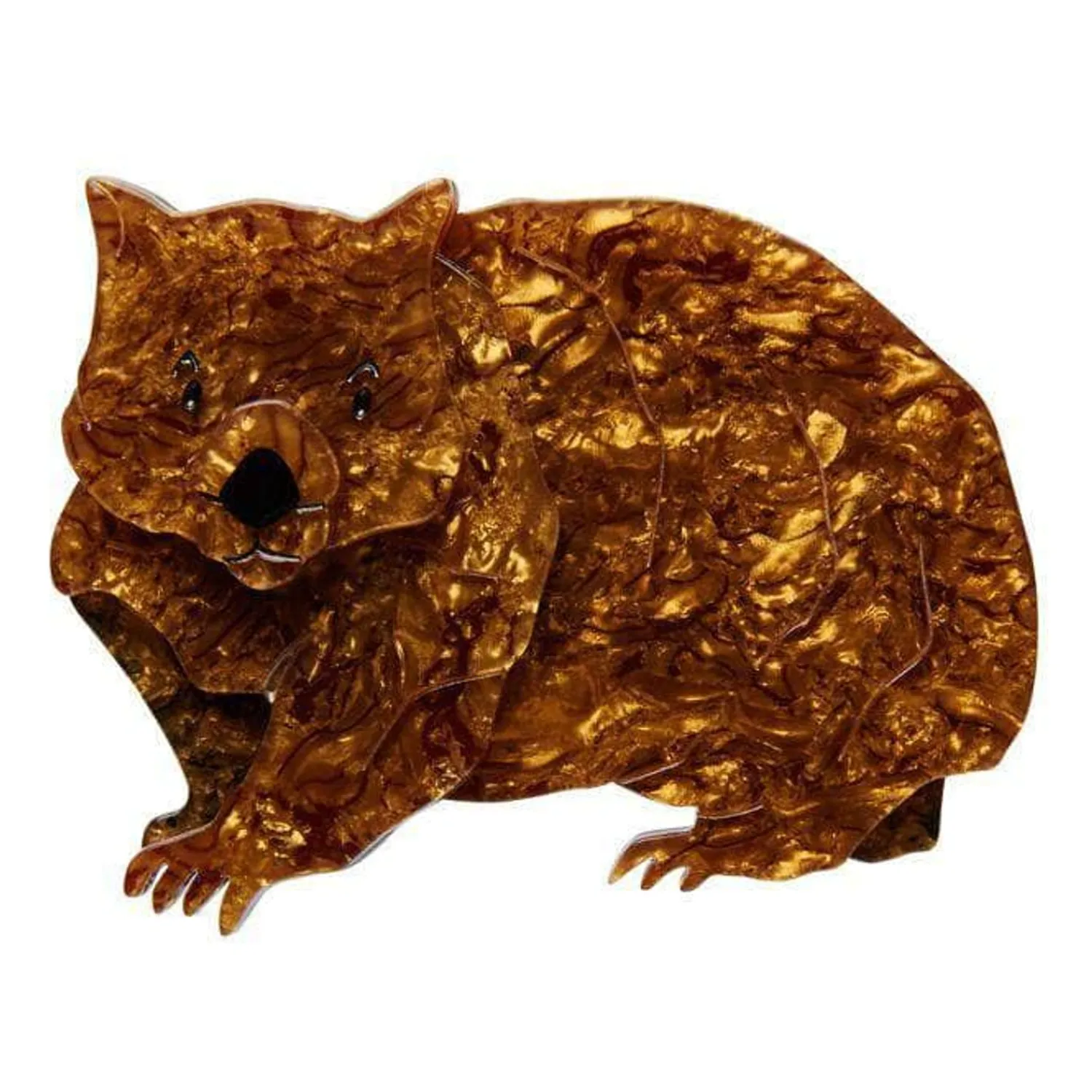 Pot-Belly Patrick Wombat Brooch^Erstwilder Online