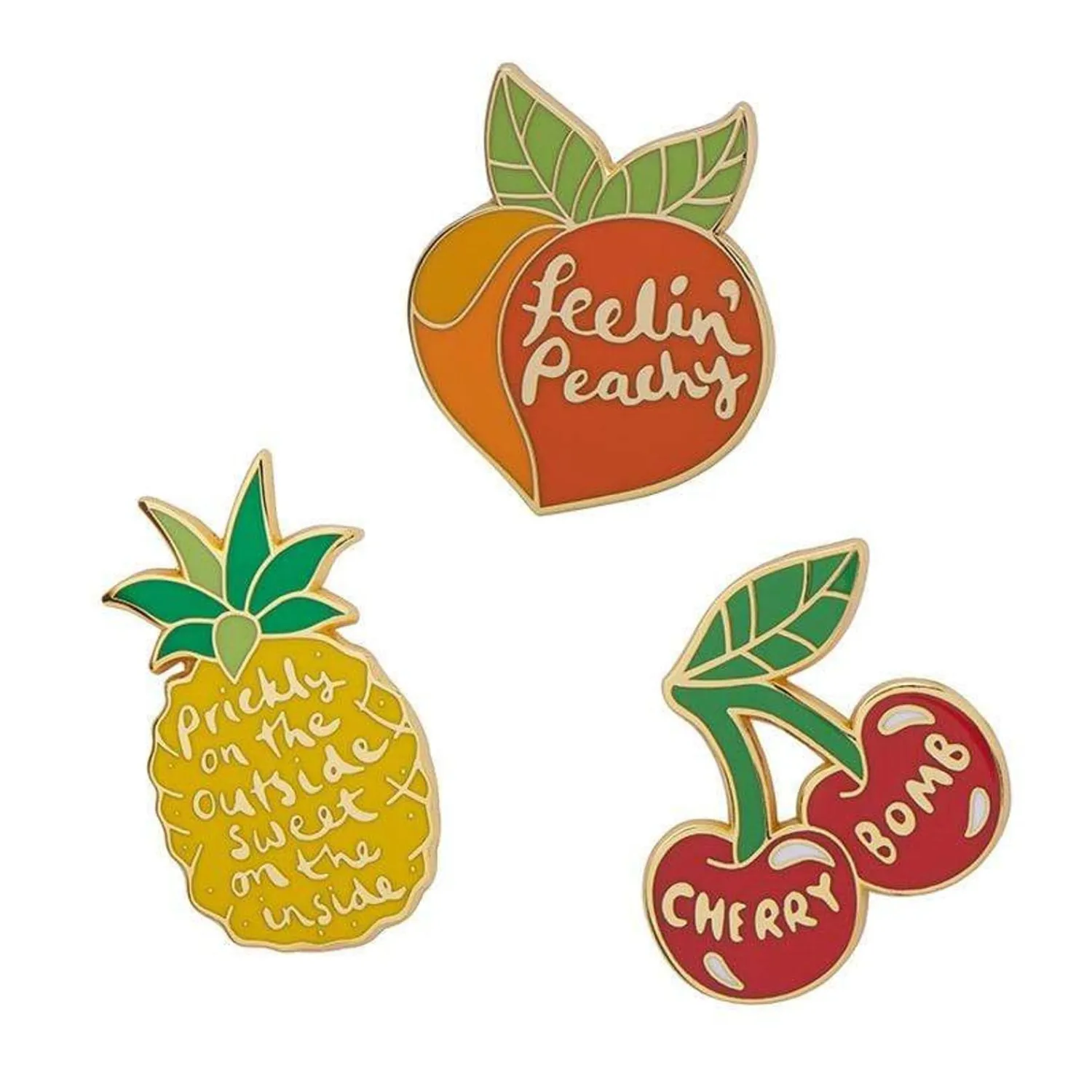 Prickly Pineapple Enamel Pin^Erstwilder Online