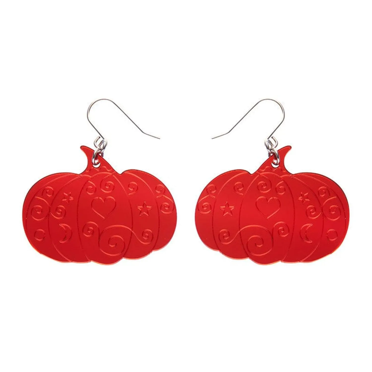 Pumpkin Magic Mirror Drop Earrings - Red^Erstwilder Sale