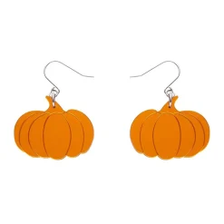 Pumpkin Mirror Drop Earrings - Orange^Erstwilder New