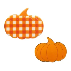Pumpkin Patch Mini Brooch Set - Orange & Orange Gingham^Erstwilder Hot